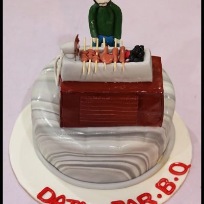 B.B.Q Celebration Theme Cake