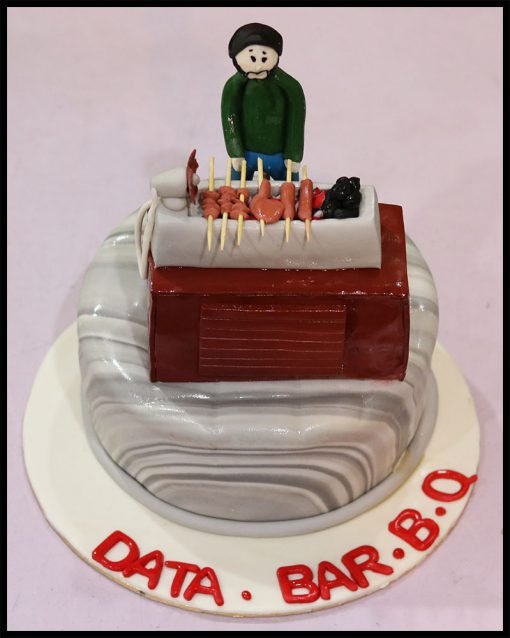 B.B.Q Celebration Theme Cake