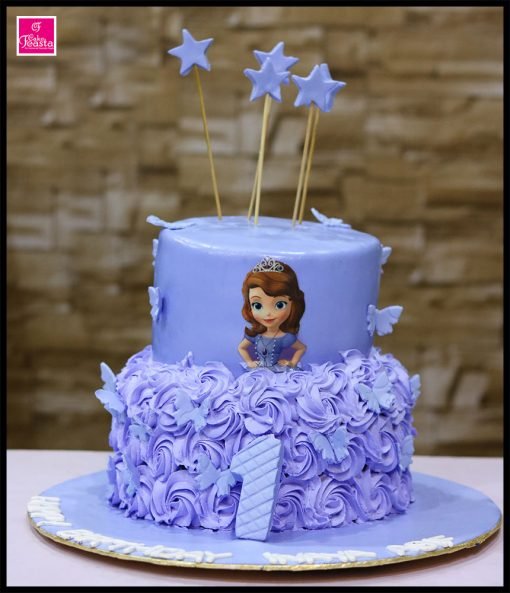 Princess Theme Girls Birthday Cake