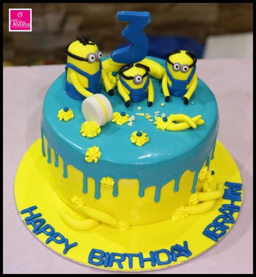 Minnions Theme Kids Birthday Cake