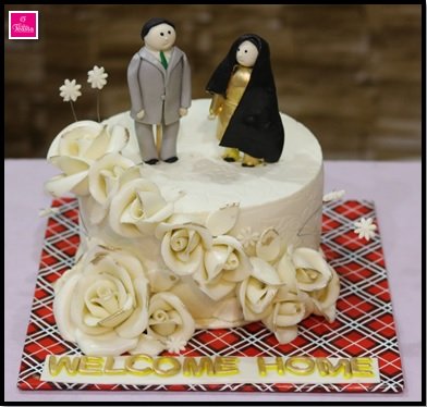 Walima Theme Wedding Cake
