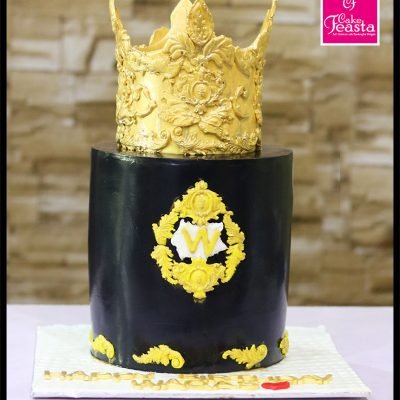 King Theme Birthday Cake