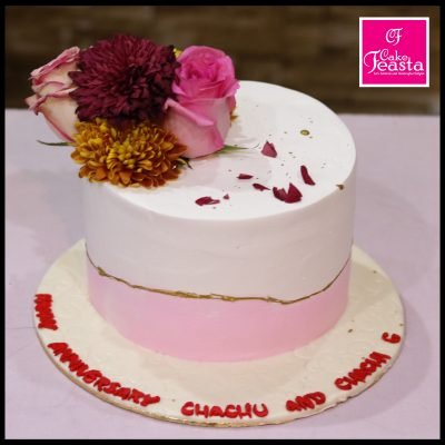 Orignal Flowers Anniversary Cake