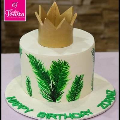 Paint Theme Girl Birthday Cake