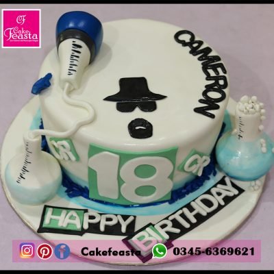 Camerow Theme Birthday Cake