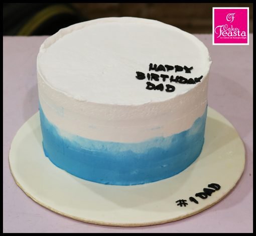 No. 1 DAD Birthday Cake
