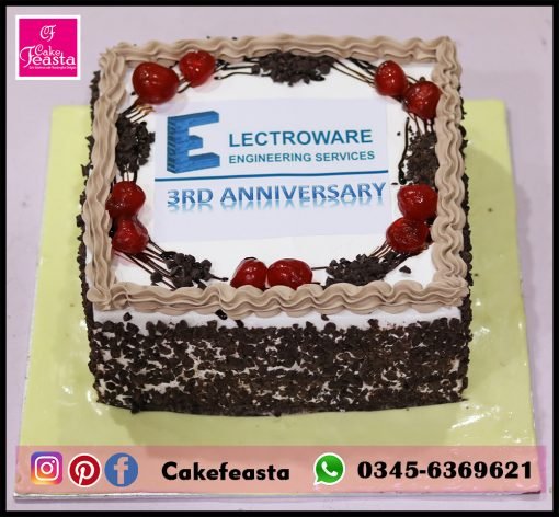 3rd Anniversary Cooperate Cake
