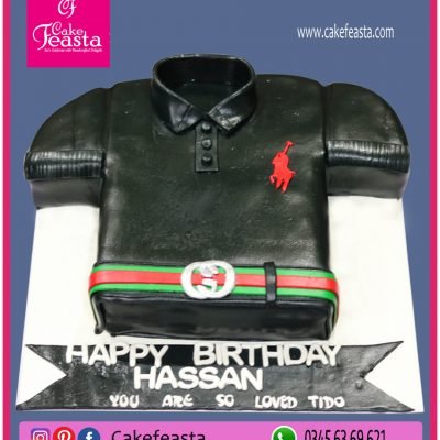 Gucci Polo T-Shirt Birthday Cake