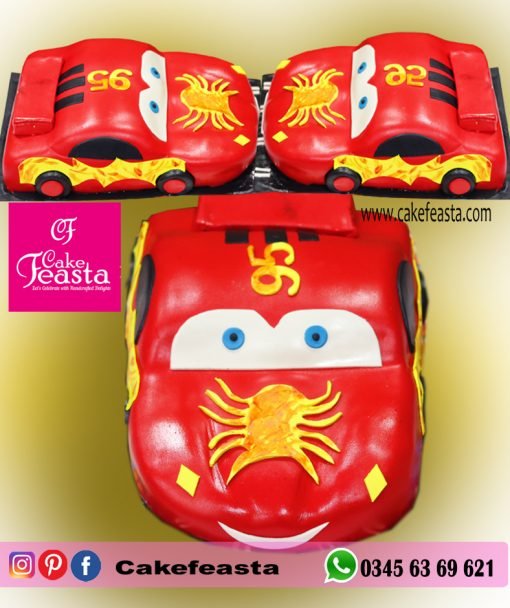 Kids'-Car-Theme-Birthday-Cake