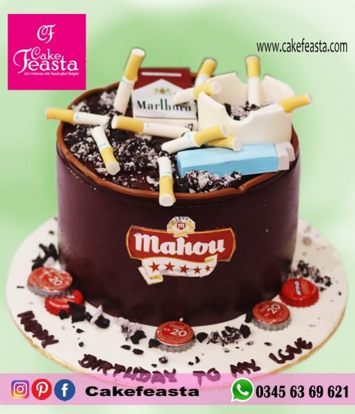 Cigarette-Theme-Cake