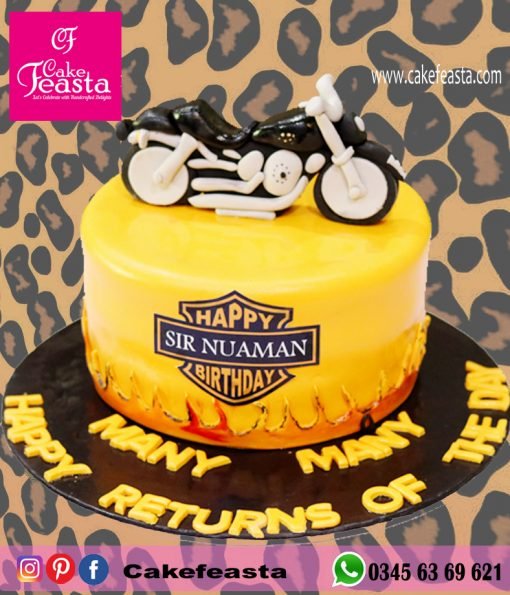 Heavy-Bike-Theme-Birthday-Cake