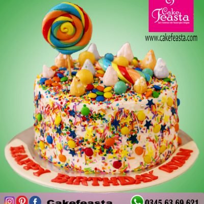 Bunties Sprinkles Birthday Cake