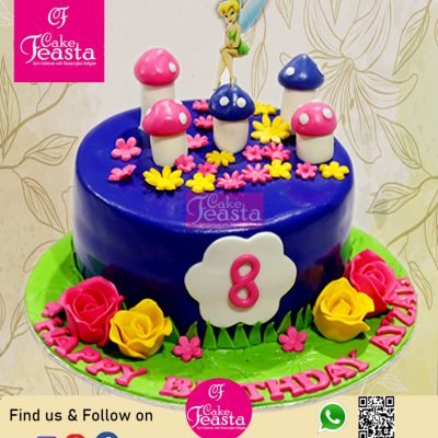 Pari Theme Girl Birthday Cake