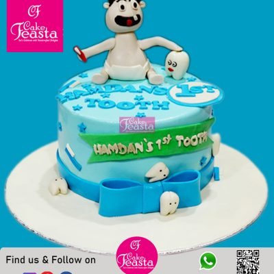 1st Tooth Celebration Cake