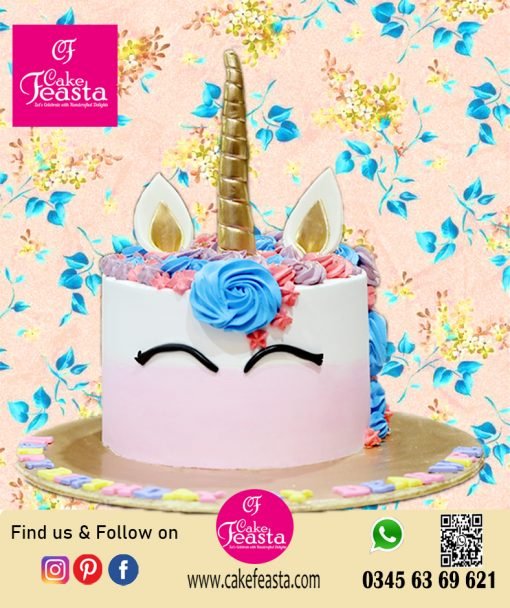 Unicorn Kids Birthday Cake