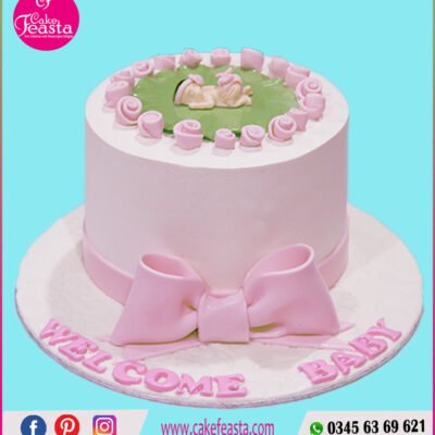 Baby Shower Pink Cake