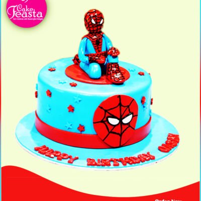 Spiderman Kids Birthday Cake