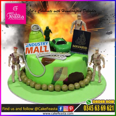Industry Mall Theme Birthday Cake