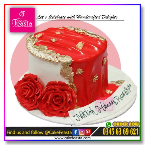 Nikkah Mubarak Cake