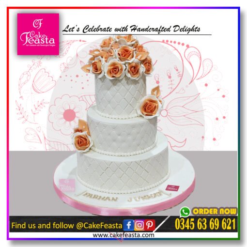 3-Tier-Flowers-Theme-Birthday-Cake