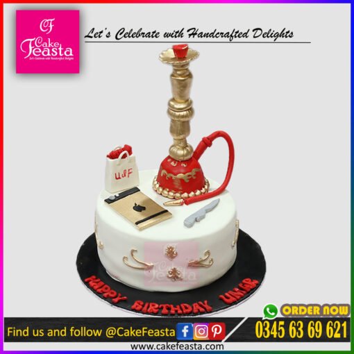 Shisha Theme Birthday Cake
