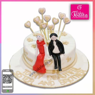 Couple Anniversary Cake