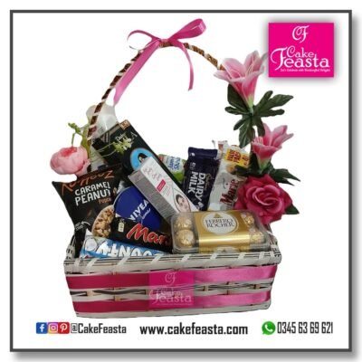 Pink Mother Day Basket (L)