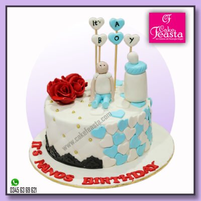Baby-Boy-Theme-Cake