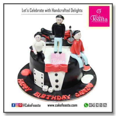 Biker Squad Birthday Cake