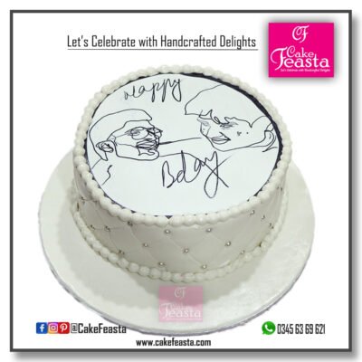 Edible Picture Simple Cake