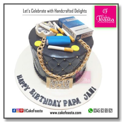 Dunhill Cigarette Theme Birthday Cake