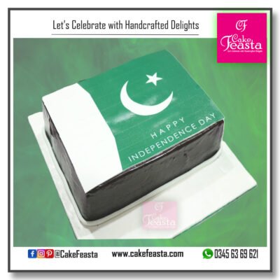 Independence Day Flag Cake