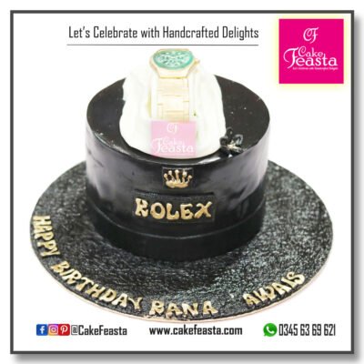 Rolex Watch Theme Cake