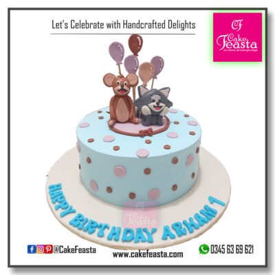 Tom and Jerry themed Cake