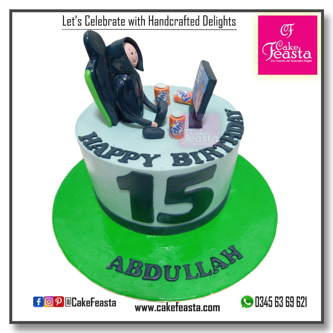 Gaming-themed Birthday Cake