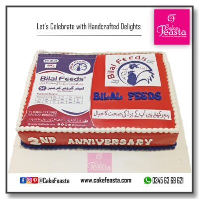 Corporate Cake (Bilal Feeds Celebration Cake)