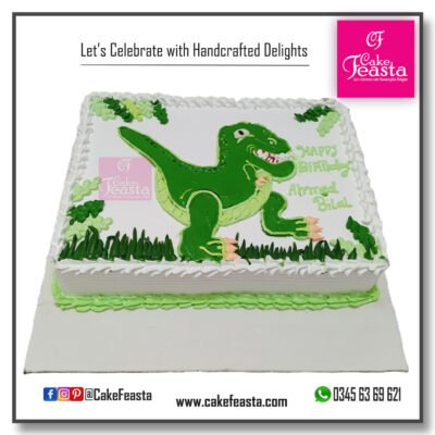 Dinosaur Birthday Cake