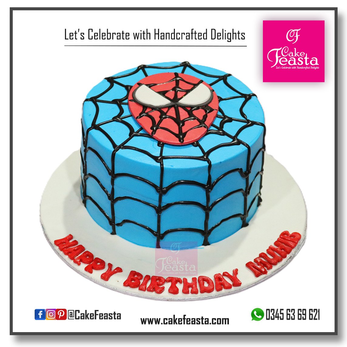 Spiderman-themed Cake